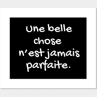 Citation sur la vie - citation positive - Perfection Posters and Art